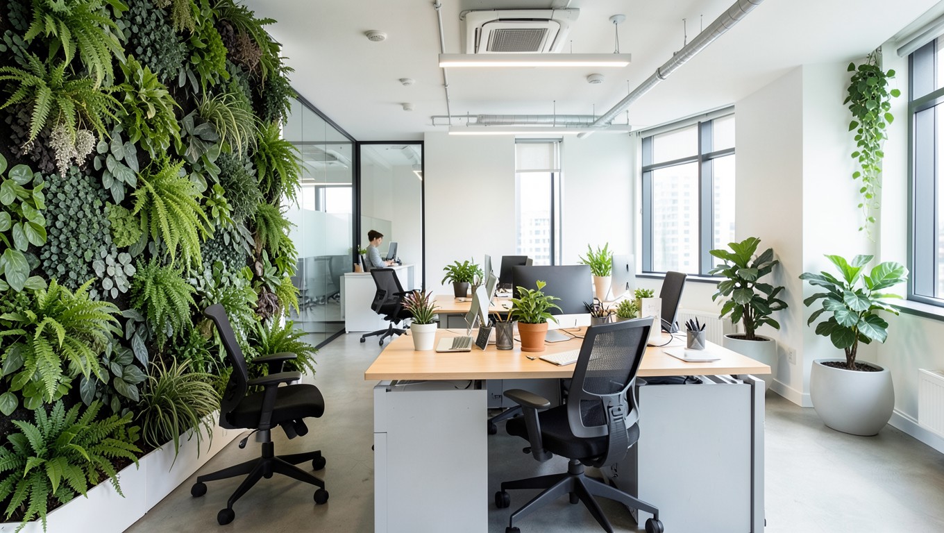 Decoración de oficinas con Plantarti